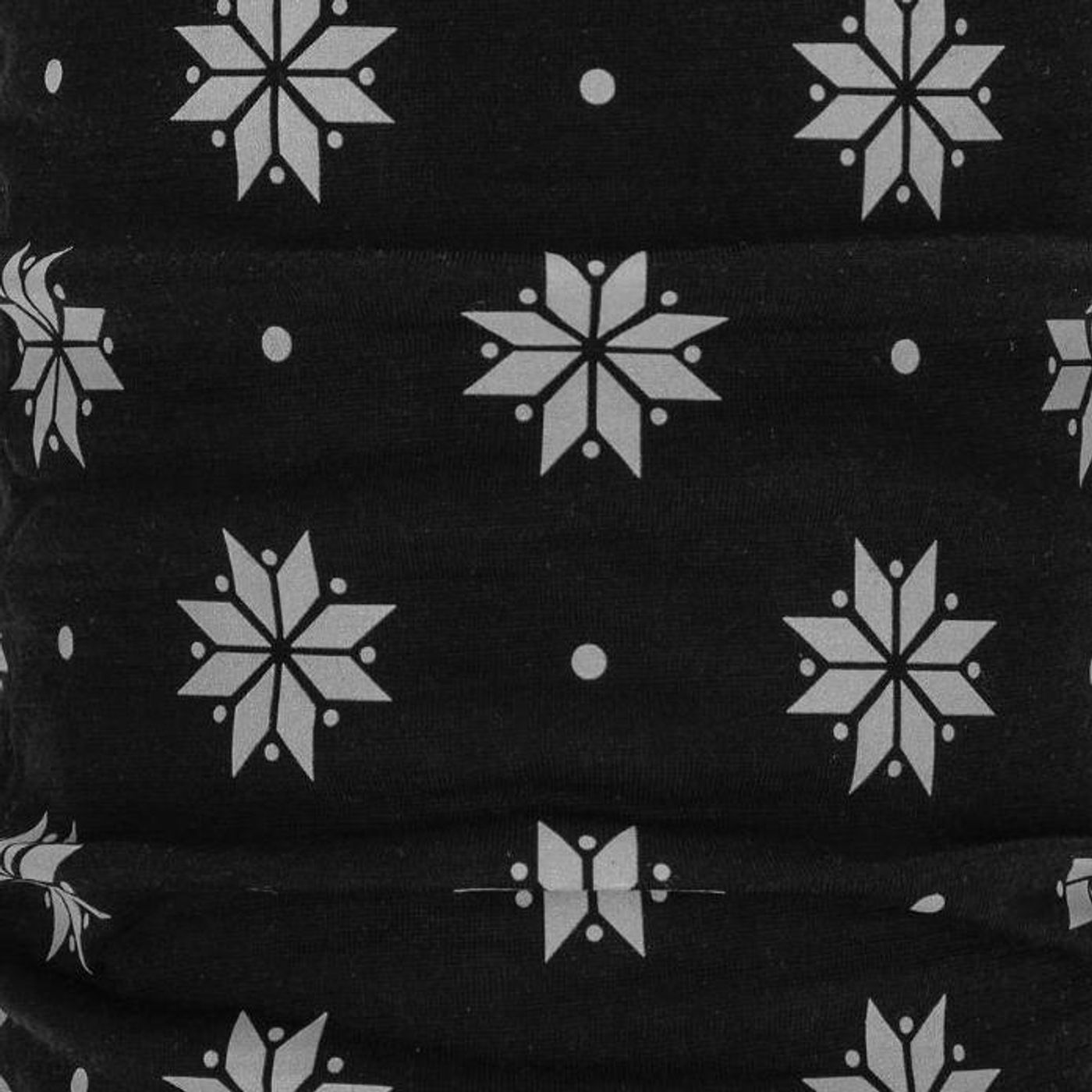 Morild Krystall hals med refleks, sort