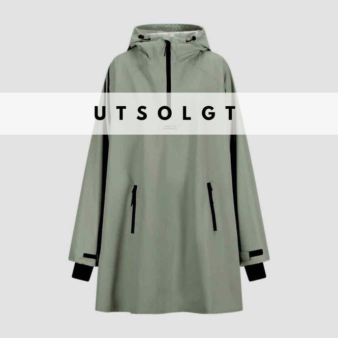 Hovedbilde Morild Magi Poncho med refleks, oliven