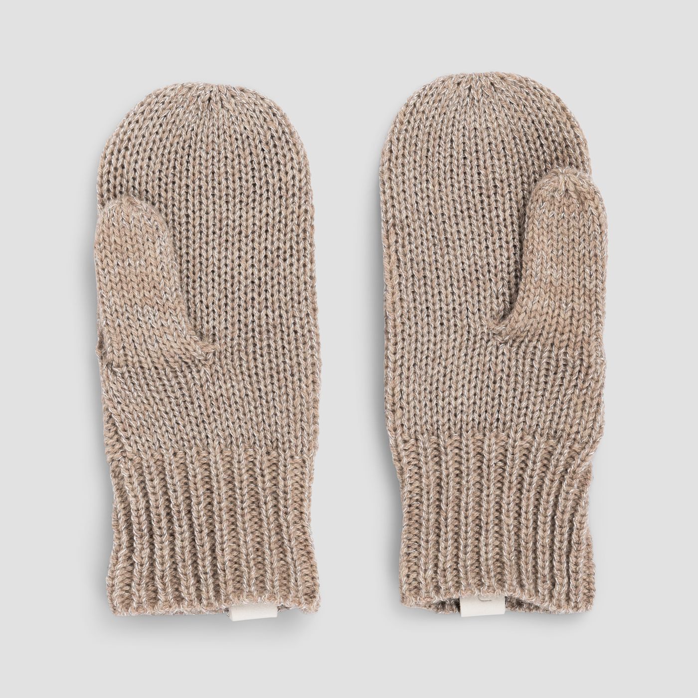 Morild Mini Flette votter ull med refleks, sand