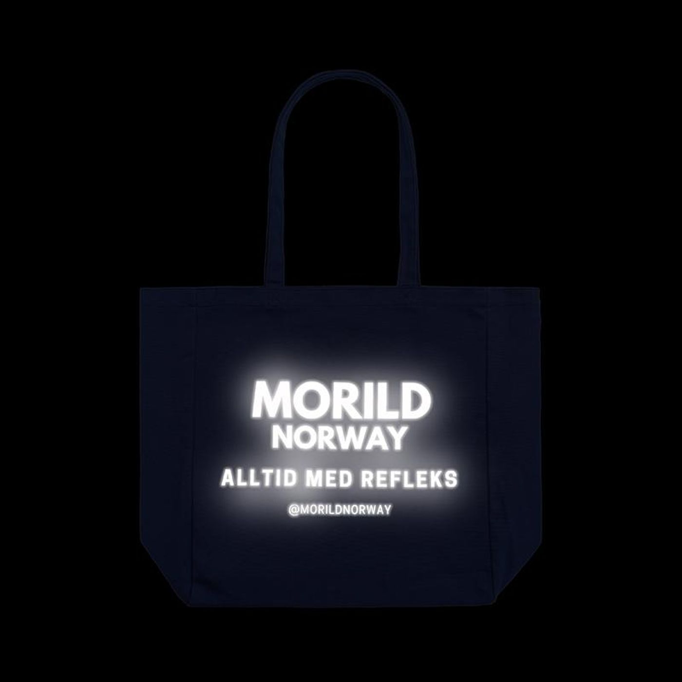Morild Maren Cotton Shopper med refleks, blå