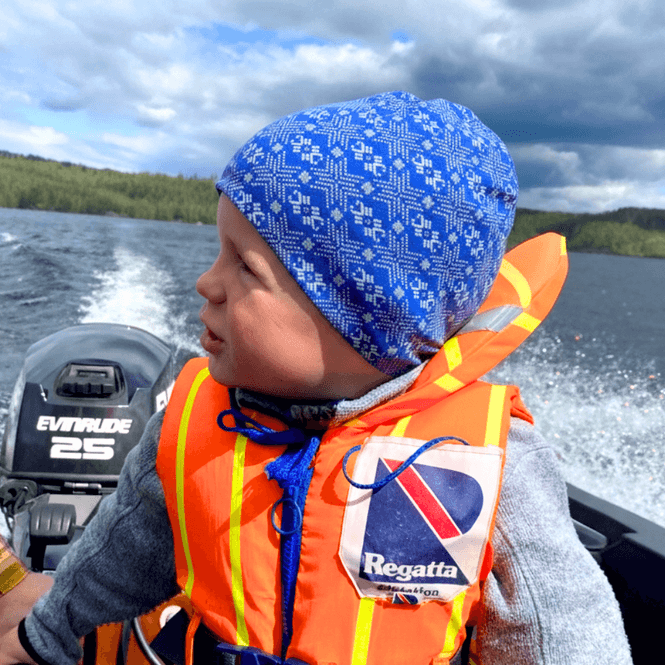 Hovedbilde Morild Glitre Junior resirkulert lue med refleks, ...