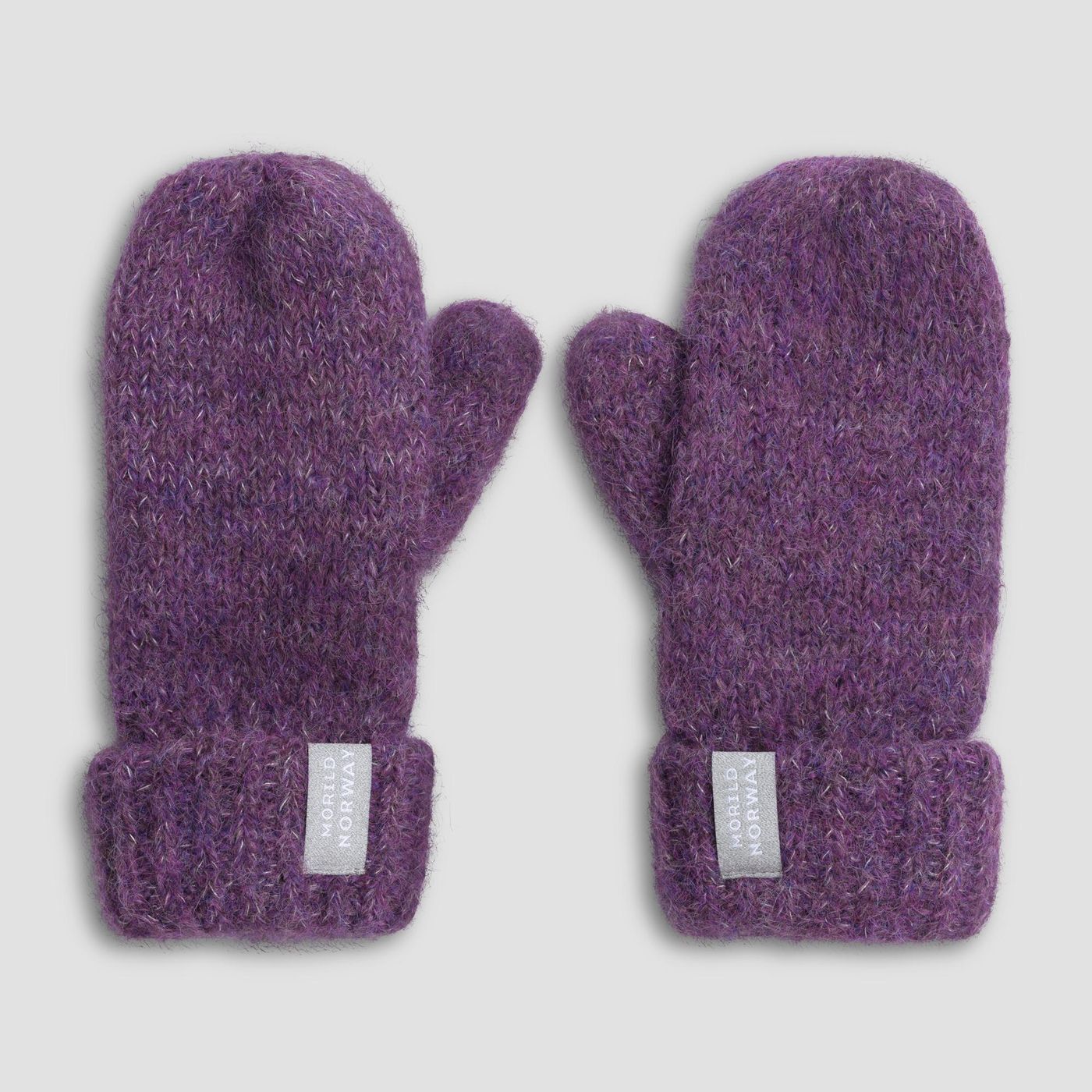 Morild Bibbi Fleece Votter med refleks, plommelilla