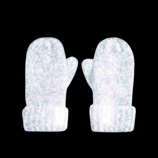 Hovedbilde Morild Bibbi Velour Votter med refleks, lys lilla