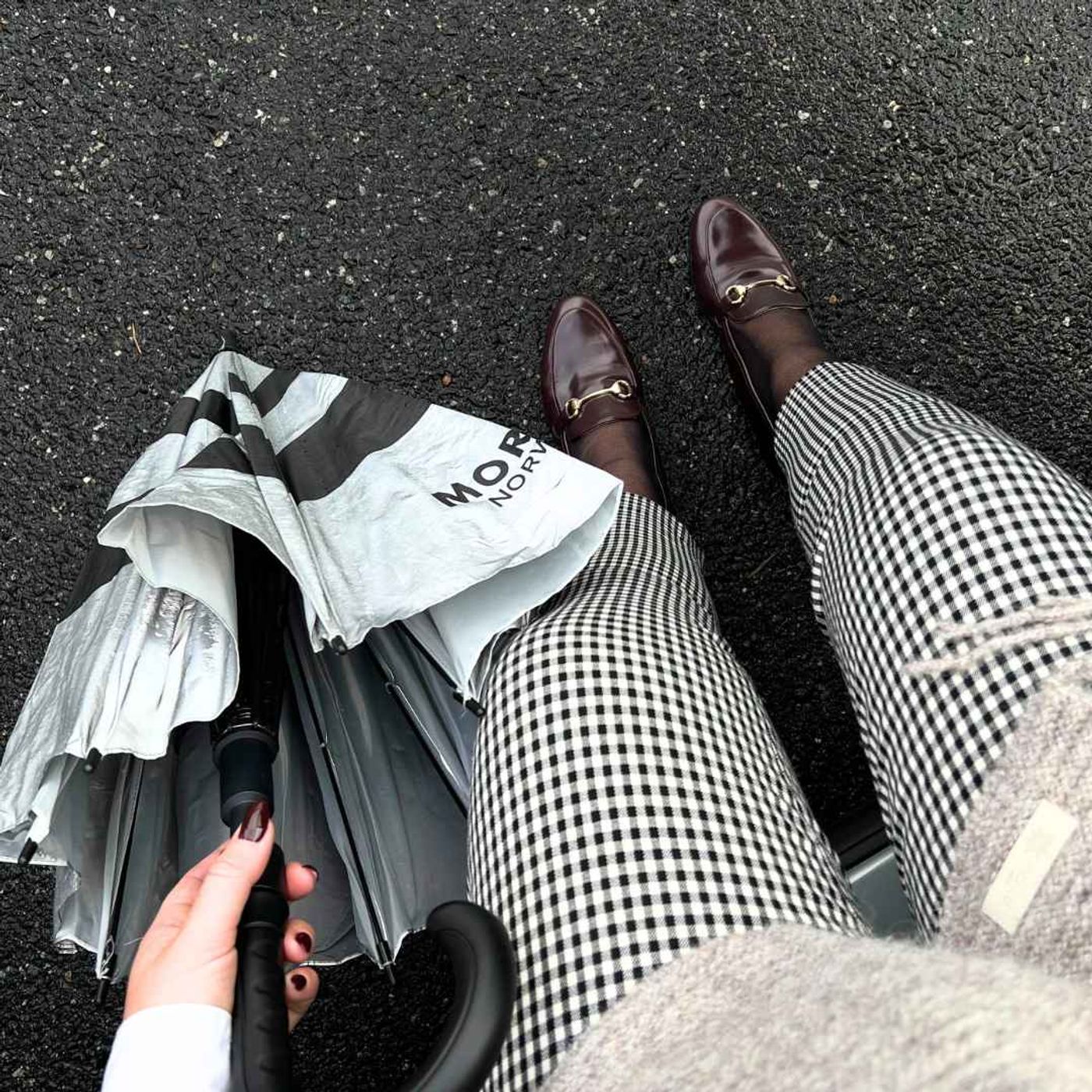 Morild Skur Paraply med refleks, 105 cm 