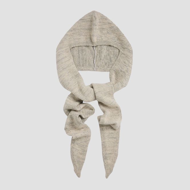 Hovedbilde Morild Soft Knit Hood skjerf med refleks, sand