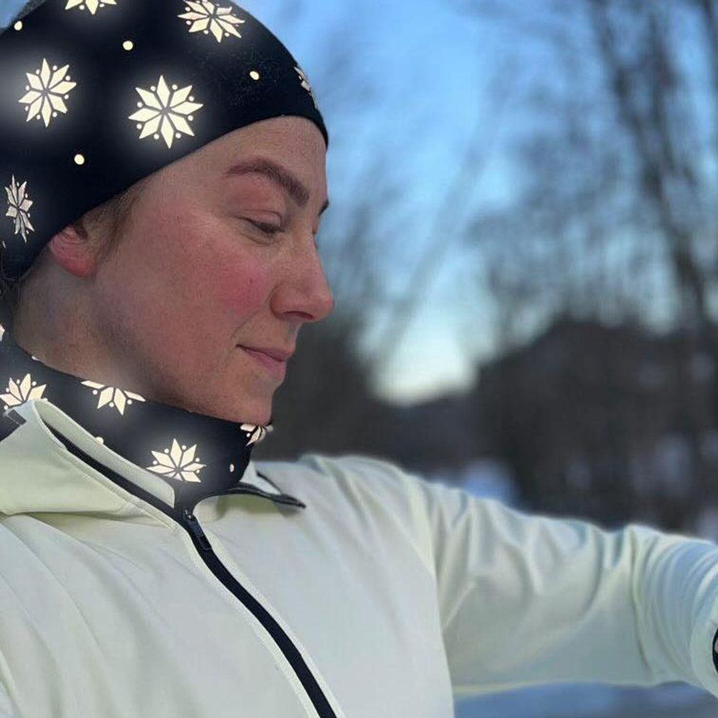 Morild Krystall lue med refleks, sort