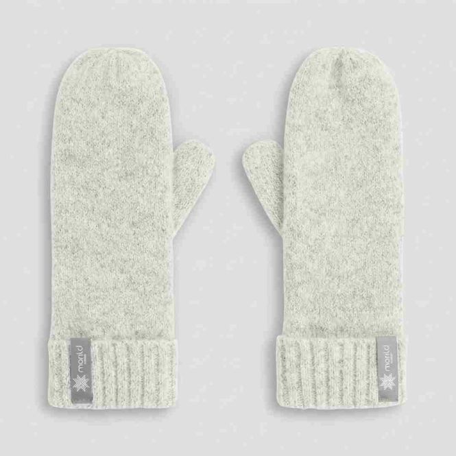 Hovedbilde Morild Blossom Votter med refleks, off white