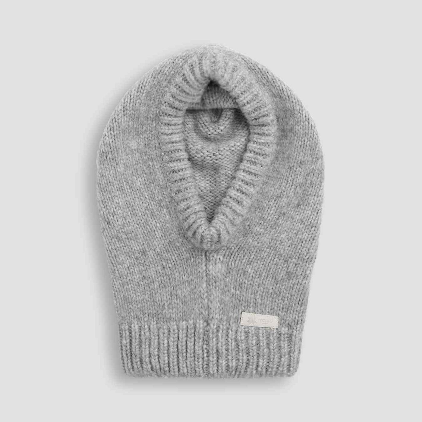 Morild Lun Knit hood med refleks, grå