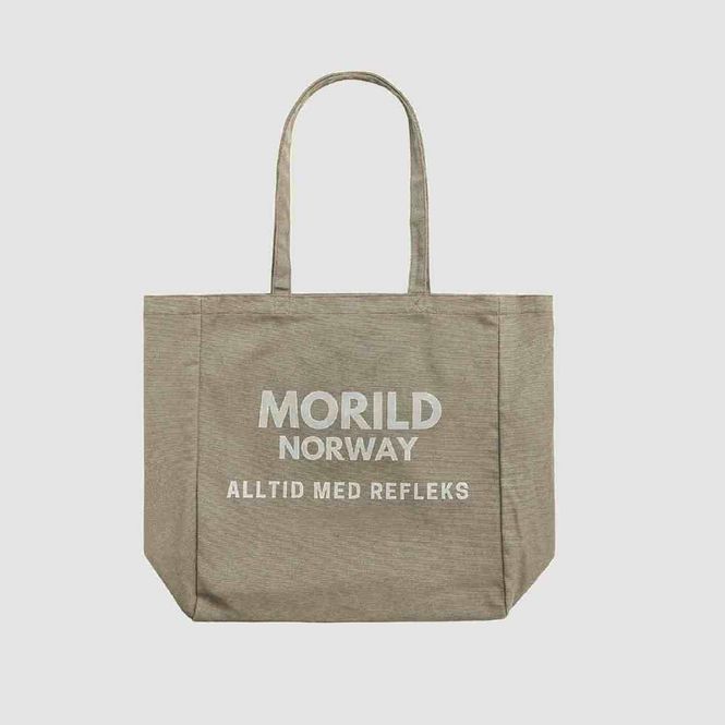 Hovedbilde Morild Cotton Shopper med refleks, sand