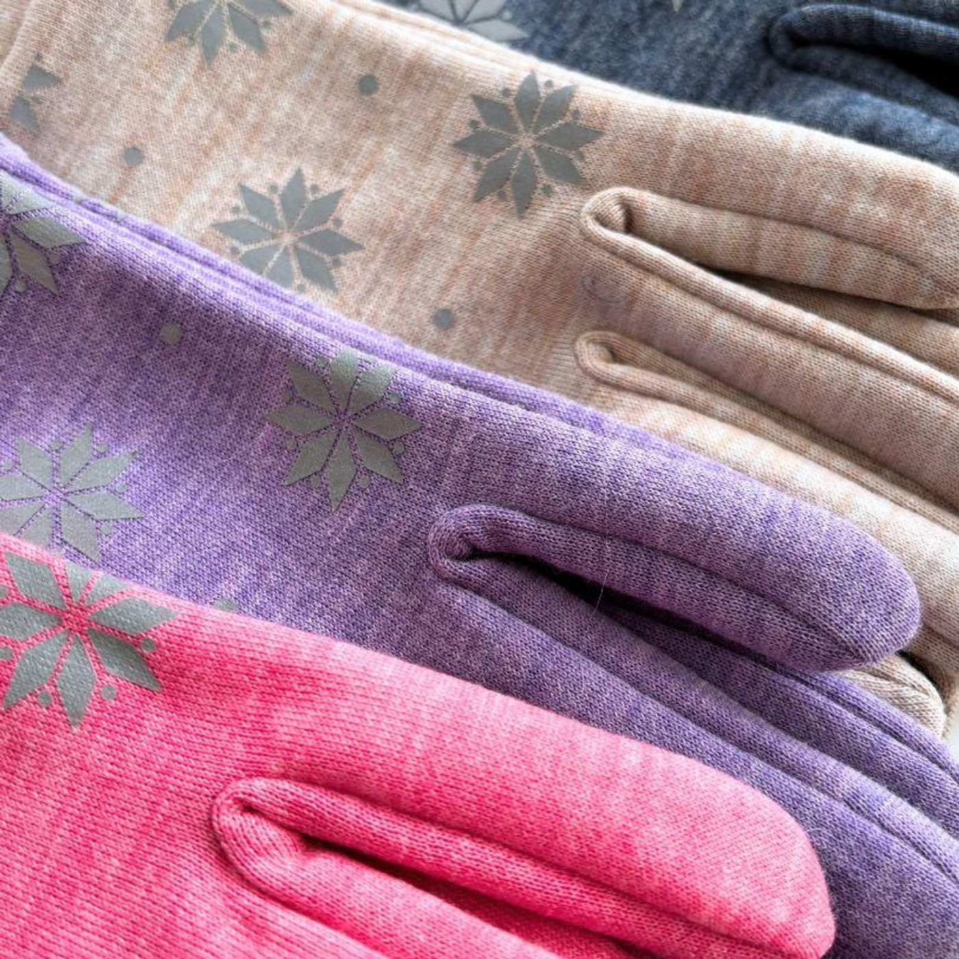 Morild Krystall ull-lue med refleks, Lavendel - Outlet