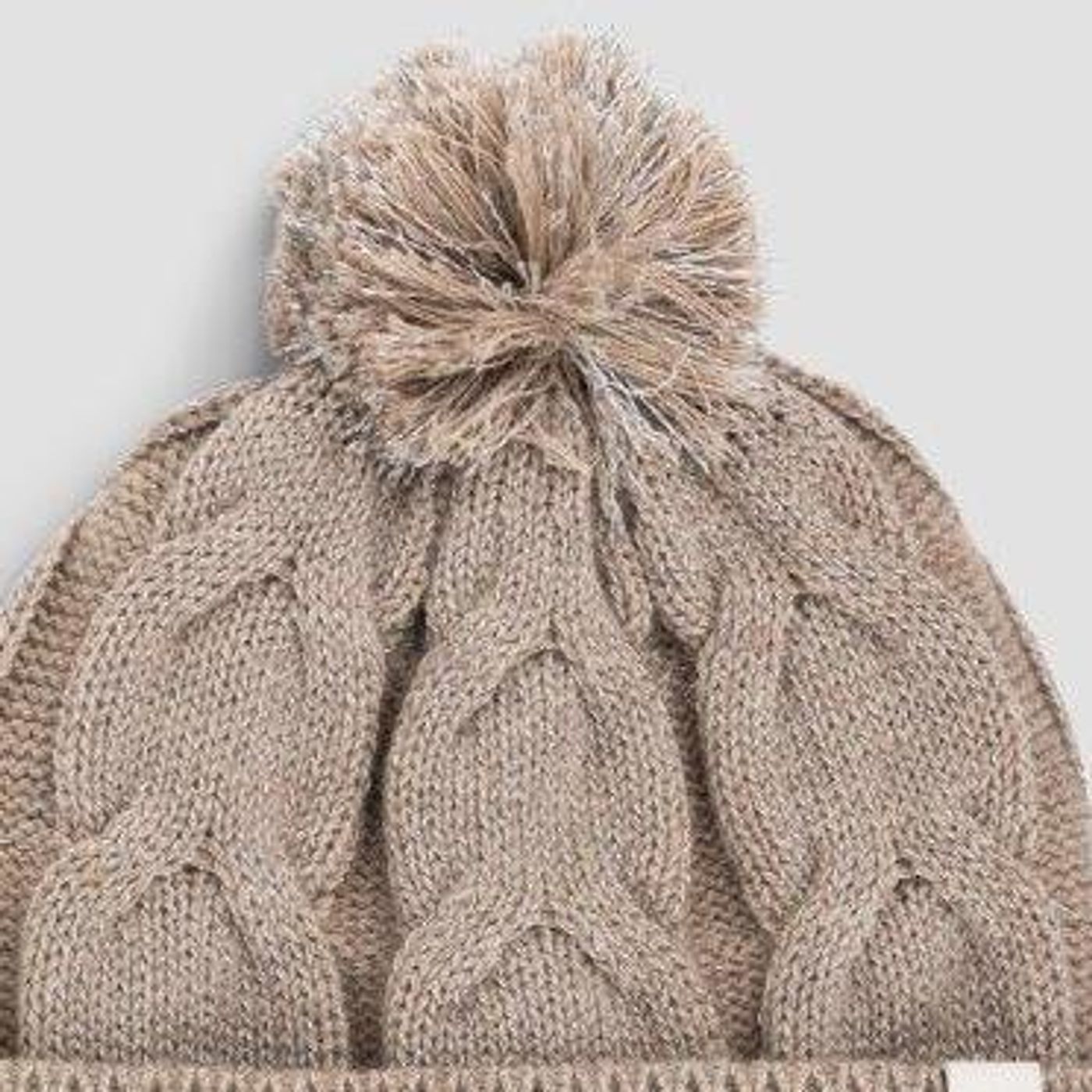 Morild Mini Flette lue ull med refleks, sand