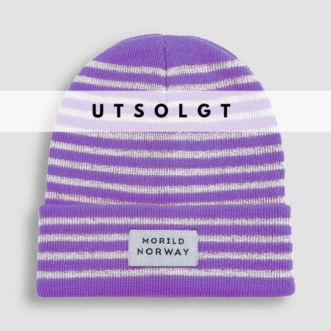 Hovedbilde Morild Refleks Stripe Lue med refleks, lilla
