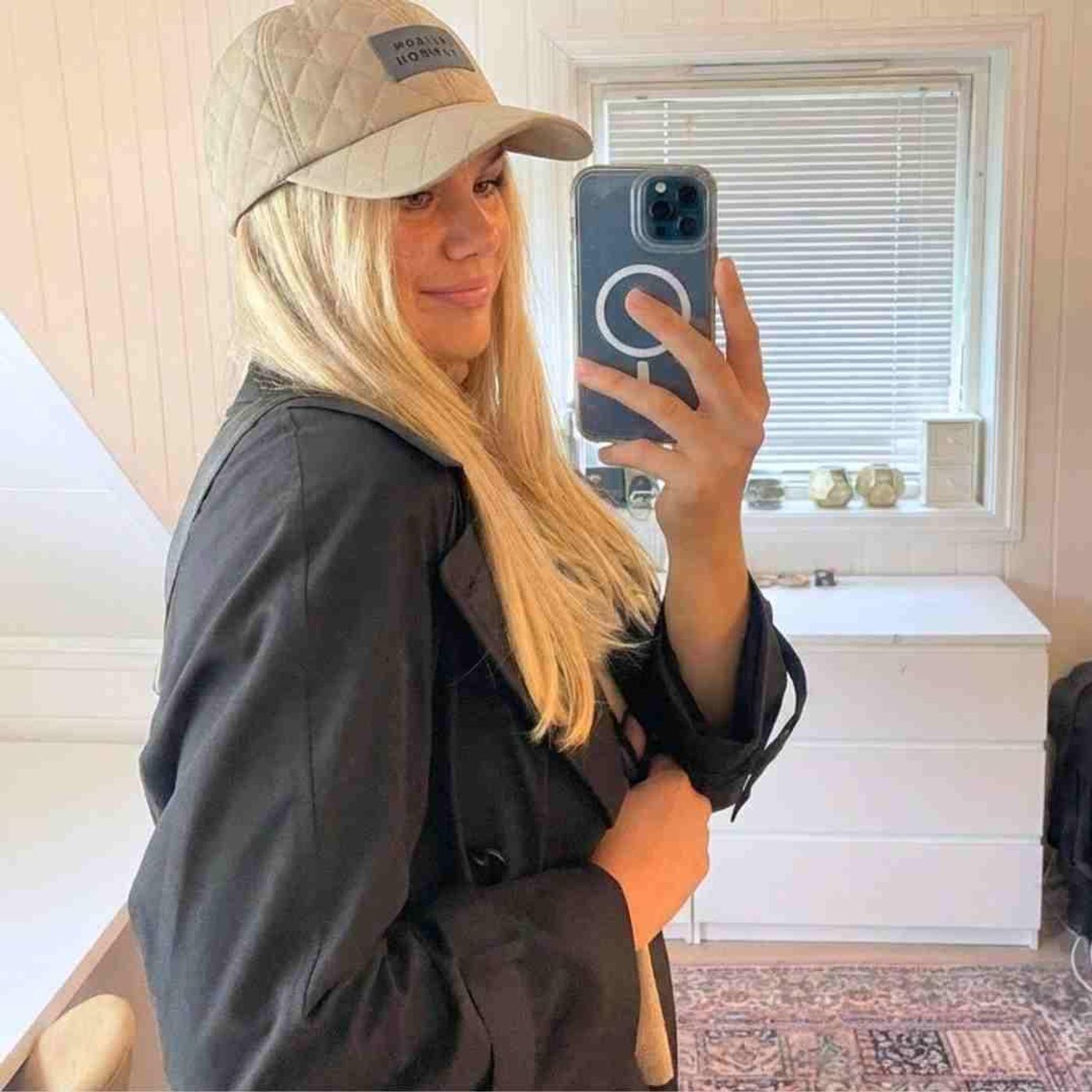 Morild Quilted Caps med refleks, sand