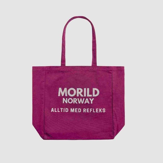 Hovedbilde Morild Cotton Shopper med refleks, lilla