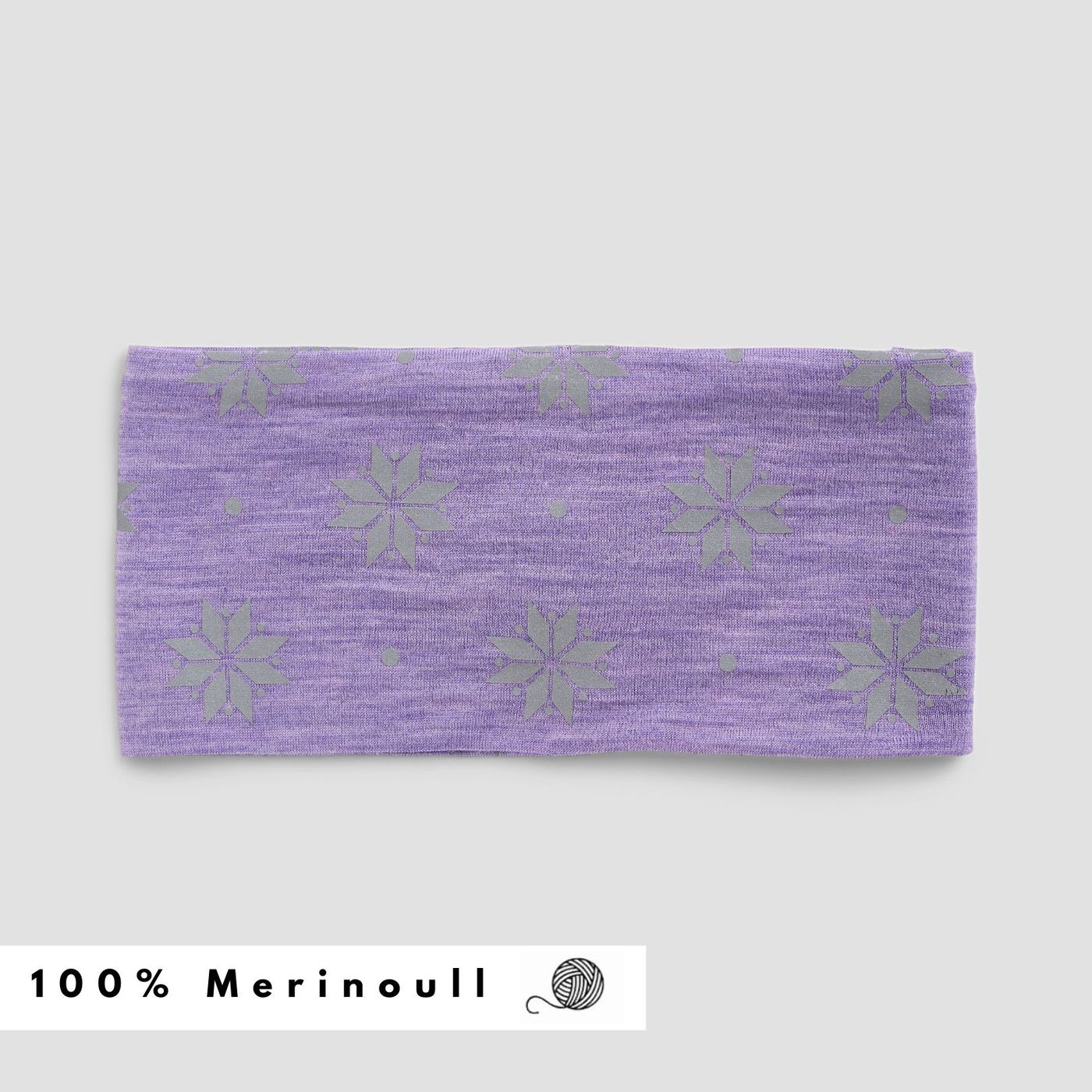 Morild Krystall pannebånd med refleks, Lavendel