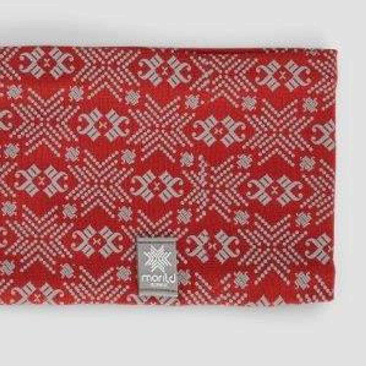 Morild Glitre pannebånd med refleks, rustrød