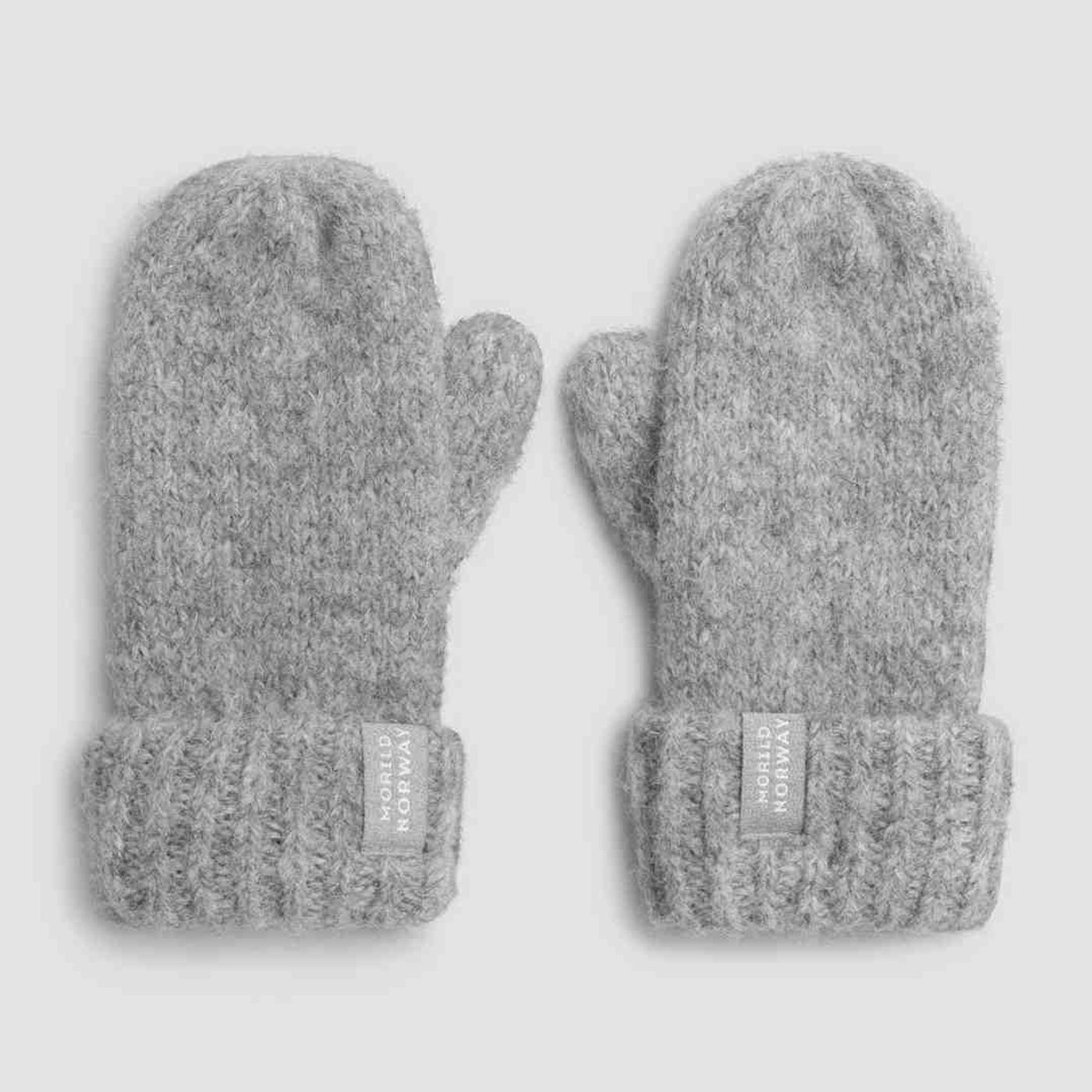 Morild Bibbi Fleece Votter med refleks, grå