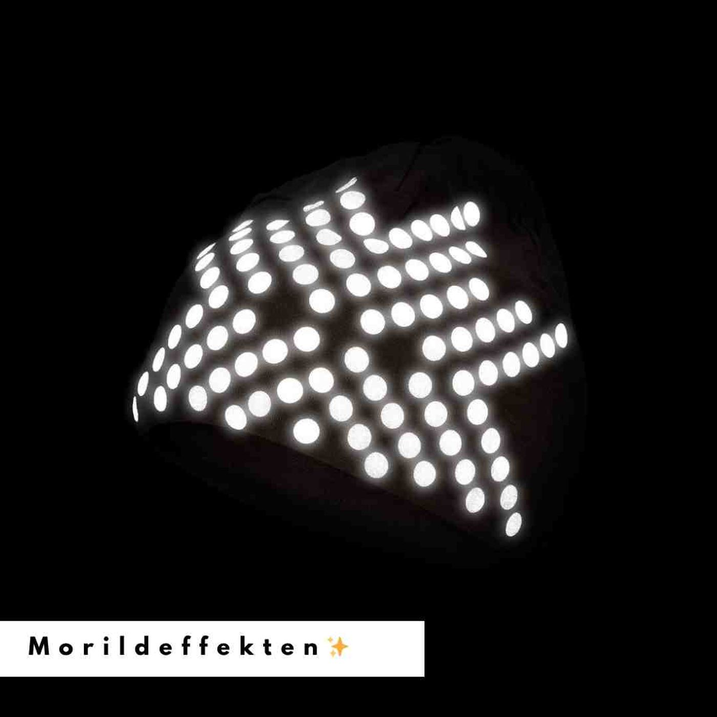 Morild Sølvfaks lue med refleks, brun