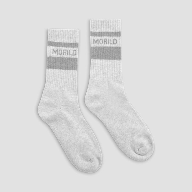 Hovedbilde Morild Sokker med refleks, Lys grå