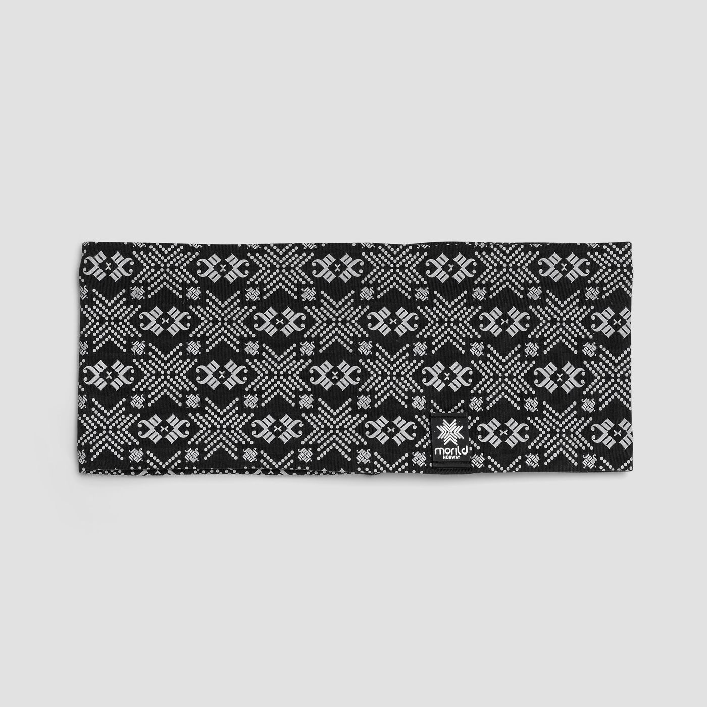 Morild Glitre resirkulert pannebånd med refleks, sort