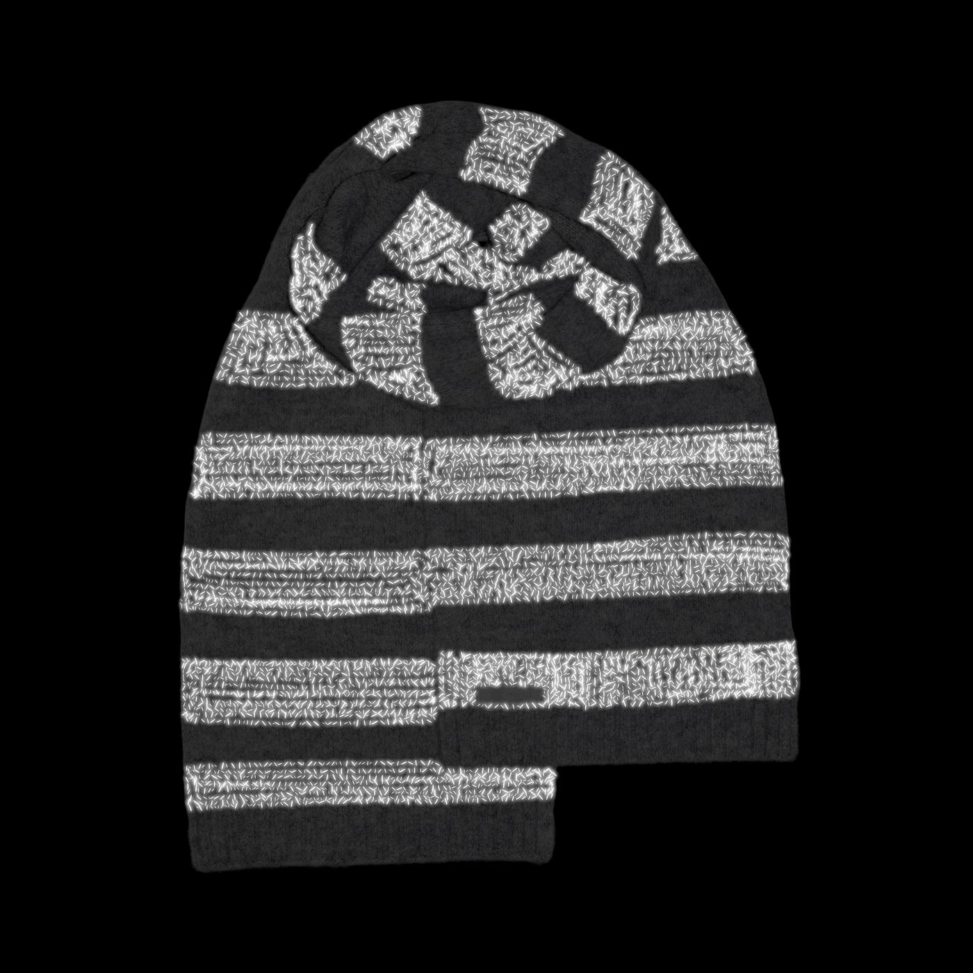 Morild Knit skjerf med refleks, grå