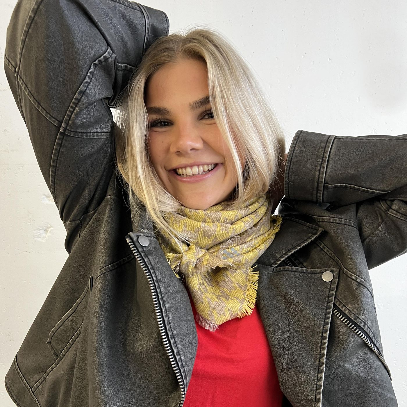 Morild Bris skjerf med refleks, solskinn/sand