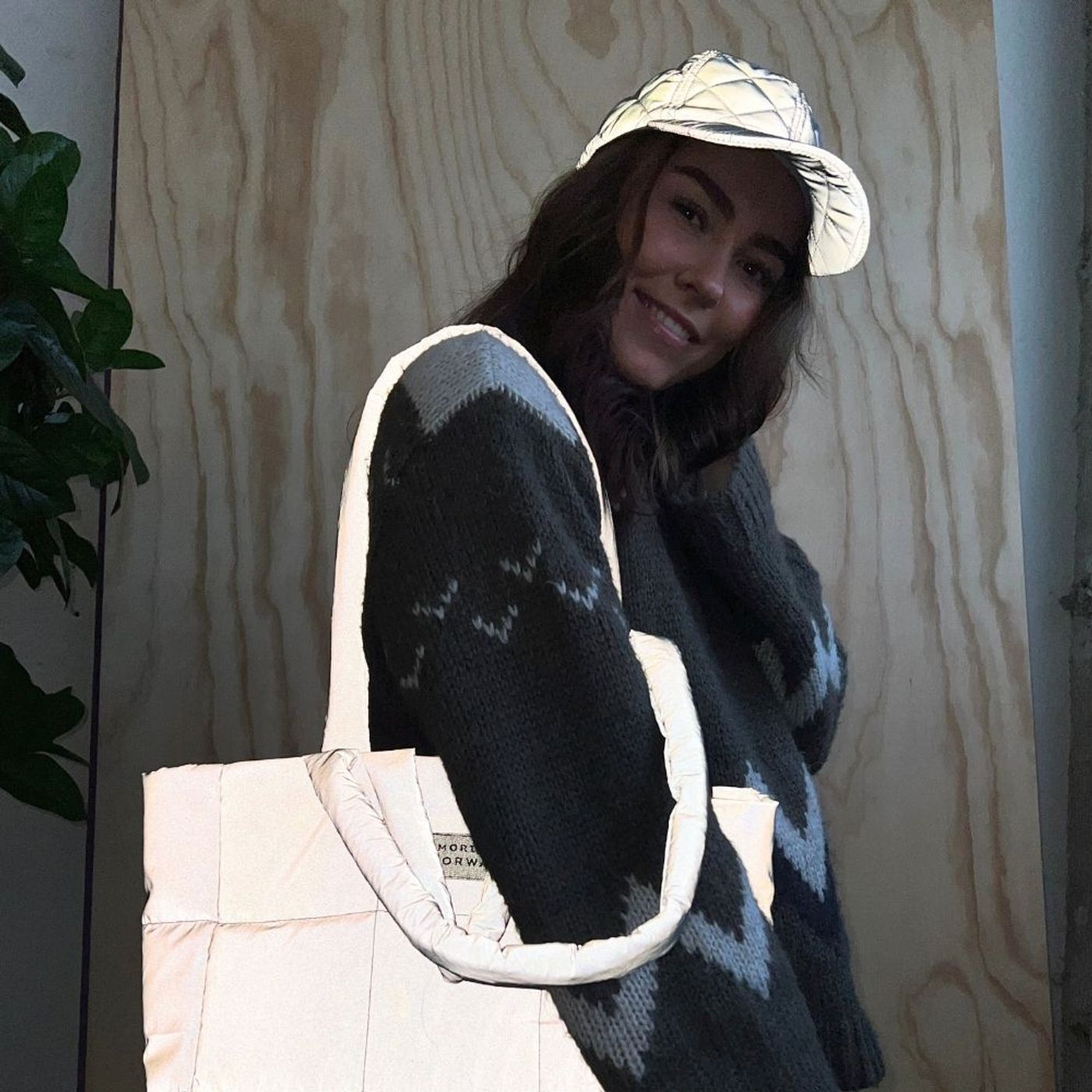 Morild Quilt Caps med refleks, sølv