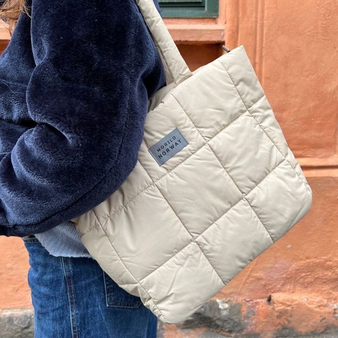 Hovedbilde Morild Bli Sett Tote Bag med refleks, sand
