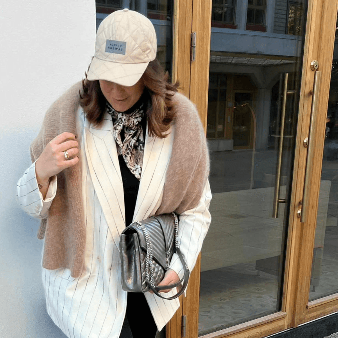 Morild Quilted Caps med refleks, sand