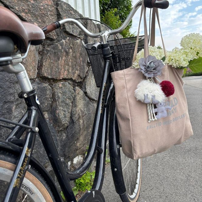 Hovedbilde Morild Cotton Shopper med refleks, sand