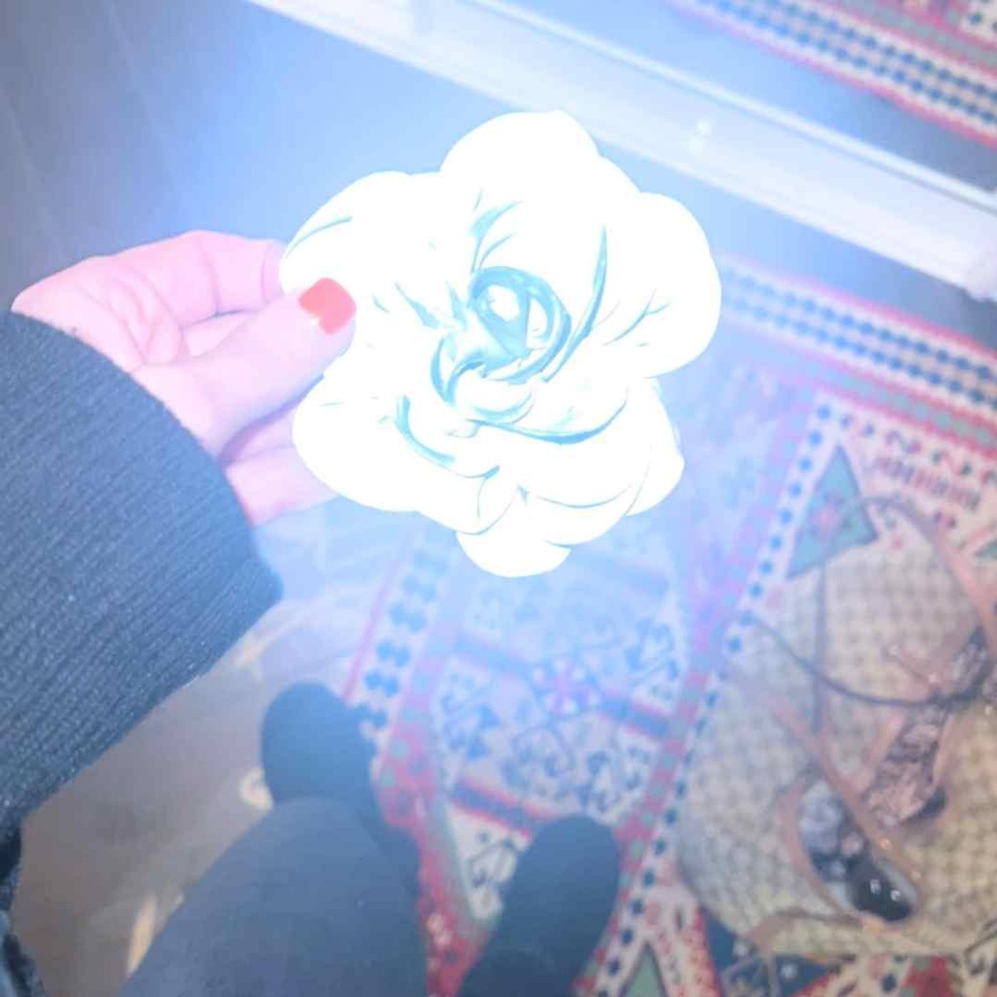 Morild 3-i-1 Blomst med refleks, sort